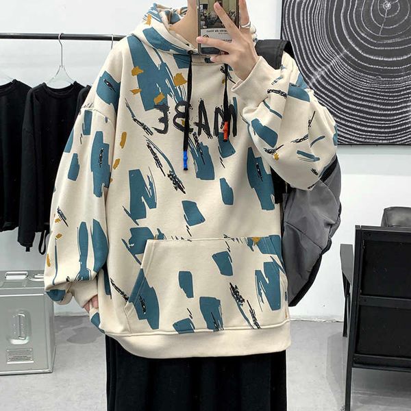 men's hooded sweatshirt, sweater, large pocket, printed with letters, harajuku, cool, fashionable, loose and fashionable, Black
men's hooded sweatshirt, sweater, large pocket, printed with letters, harajuku, cool, fashionable, loose and fashionable, Black