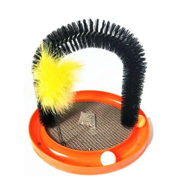 good arch pet cat self groomer with round fleece base toy brush toys for pets scratching devices
good arch pet cat self groomer with round fleece base toy brush toys for pets scratching devices