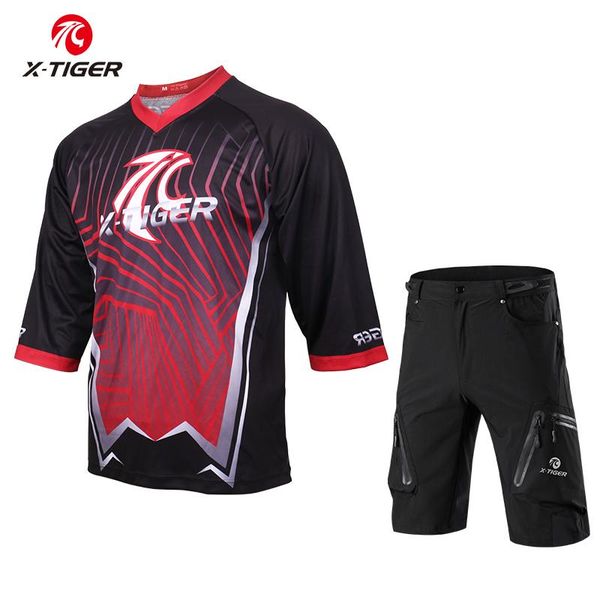 racing sets x-tiger bicycle cycling clothes bike set downhill jerseys middle sleeve dh shirt anti-sweat quick-dry jersey, Black;blue
racing sets x-tiger bicycle cycling clothes bike set downhill jerseys middle sleeve dh shirt anti-sweat quick-dry jersey, Black;blue