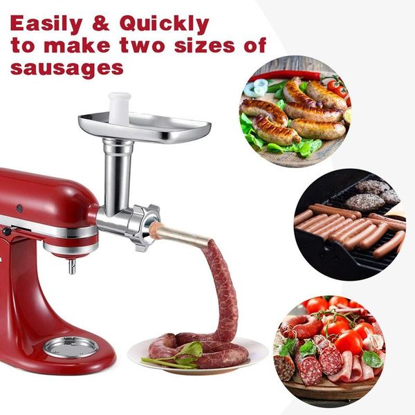 meat grinders 4pcs stainless steel sausage stuffer filling tubes funnels nozzles spare parts for maker 1.2/1.9/3.2cm
meat grinders 4pcs stainless steel sausage stuffer filling tubes funnels nozzles spare parts for maker 1.2/1.9/3.2cm
