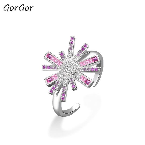 cluster rings gorgor women 925 sterling the pattern opening mosaic pink zirconia flowers elegant temperament wedding jewelry k919, Golden;silver
cluster rings gorgor women 925 sterling the pattern opening mosaic pink zirconia flowers elegant temperament wedding jewelry k919, Golden;silver