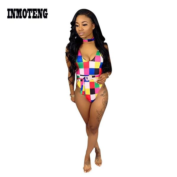 women's jumpsuits & rompers inmoteng women summer halter neck sleeveless bodycon beach skinny colorful plaid bodysuit sporty outfit one, Black;white
women's jumpsuits & rompers inmoteng women summer halter neck sleeveless bodycon beach skinny colorful plaid bodysuit sporty outfit one, Black;white