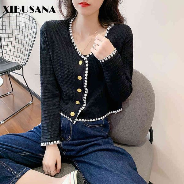 women v-neck single breasted knitted cardigan spring autumn female long sleeve patchwork thin sweaters knitting crop 210423, White
women v-neck single breasted knitted cardigan spring autumn female long sleeve patchwork thin sweaters knitting crop 210423, White