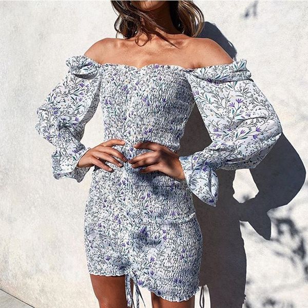 casual dresses women's boho floral off shoulder autumn ins vestido long sleeve pleated strapped lacee up wrap mini es asga, Black;gray
casual dresses women's boho floral off shoulder autumn ins vestido long sleeve pleated strapped lacee up wrap mini es asga, Black;gray