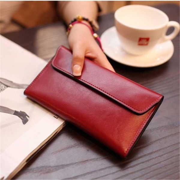brand genuine leather wallet women long cowhide phone purse pocket card holder wallets money bag ladies clutch w077, Red;black
brand genuine leather wallet women long cowhide phone purse pocket card holder wallets money bag ladies clutch w077, Red;black