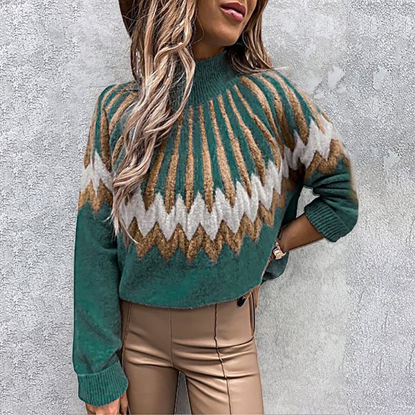 women winter turtleneck sweater vintage patchwork female long sleeve pullover casual lady loose knitting jumpers streetwear, White;black
women winter turtleneck sweater vintage patchwork female long sleeve pullover casual lady loose knitting jumpers streetwear, White;black