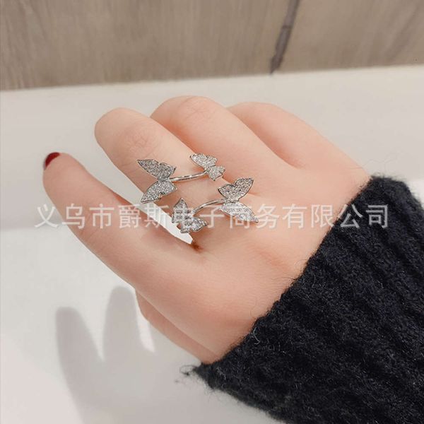 korean version indifference style personality bungee women's net red diamond butterfly index finger ring fashion, Black
korean version indifference style personality bungee women's net red diamond butterfly index finger ring fashion, Black