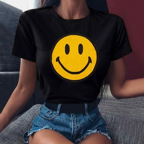 fashion smiley printed and women mens t shirt summer short sleeve graphic tee harajuku o neck camisetas mujer, White;black
fashion smiley printed and women mens t shirt summer short sleeve graphic tee harajuku o neck camisetas mujer, White;black