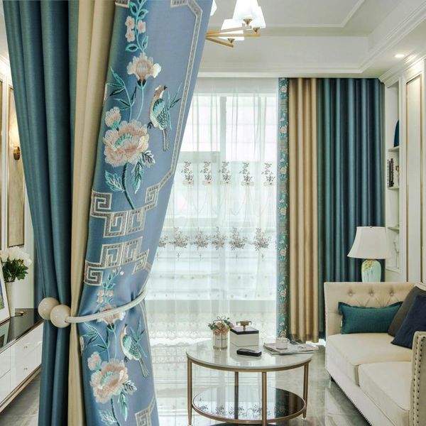 curtain & drapes chinese style modern light luxury seamless stitching contrast embroidered curtains for living dining room bedroom 2021
curtain & drapes chinese style modern light luxury seamless stitching contrast embroidered curtains for living dining room bedroom 2021