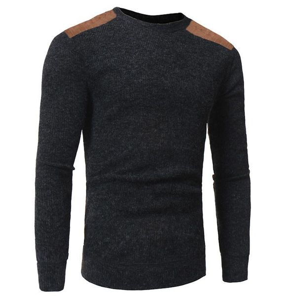 men's sweaters pullover mens college style patch color contrast round neck sweater male fashion thick knitwear j16a, White;black
men's sweaters pullover mens college style patch color contrast round neck sweater male fashion thick knitwear j16a, White;black