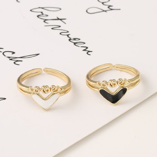 simple men/women ring fashion luxury copper plated real gold jewelry love oil dripping couple opening adjustable net red temperament jewelry, Silver
simple men/women ring fashion luxury copper plated real gold jewelry love oil dripping couple opening adjustable net red temperament jewelry, Silver