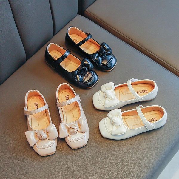 flat shoes autumn girls leather cute bow little girl soft bottom solid color kids princess size 21-36 sz412, Black;grey
flat shoes autumn girls leather cute bow little girl soft bottom solid color kids princess size 21-36 sz412, Black;grey