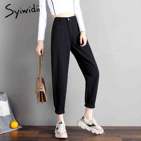 elastic waist black jeans korean fashion 4 collor mom jeans high waist jeans high street plus size denim pants street style 210417, Blue
elastic waist black jeans korean fashion 4 collor mom jeans high waist jeans high street plus size denim pants street style 210417, Blue