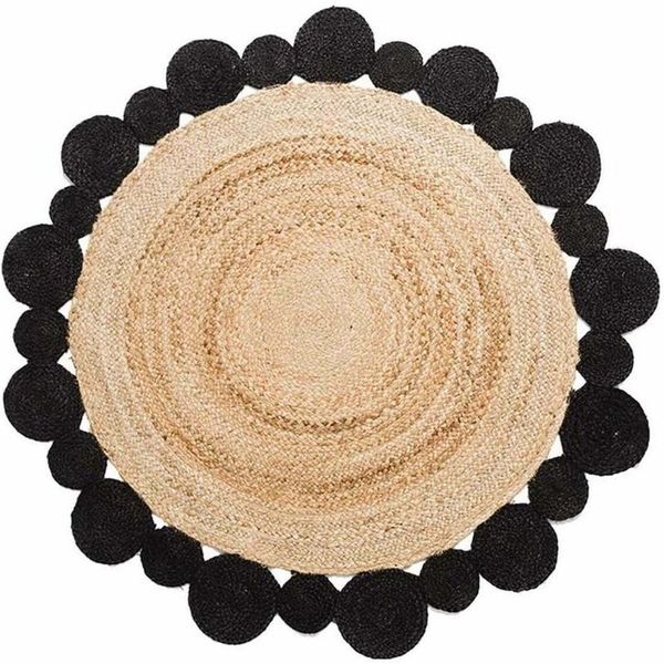 carpets jute woven carpet 100% natural style round double-sided handmade area home living room decoration
carpets jute woven carpet 100% natural style round double-sided handmade area home living room decoration