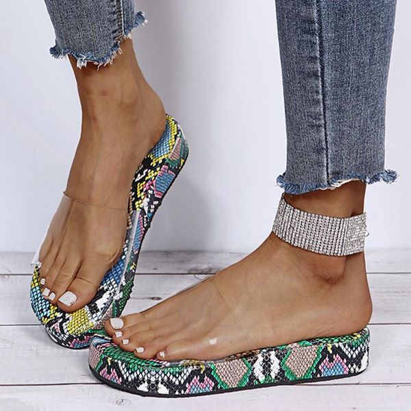 fashionable personality transparent printing flat bottom women's slippers outdoor sandals women outdoor#, Black
fashionable personality transparent printing flat bottom women's slippers outdoor sandals women outdoor#, Black