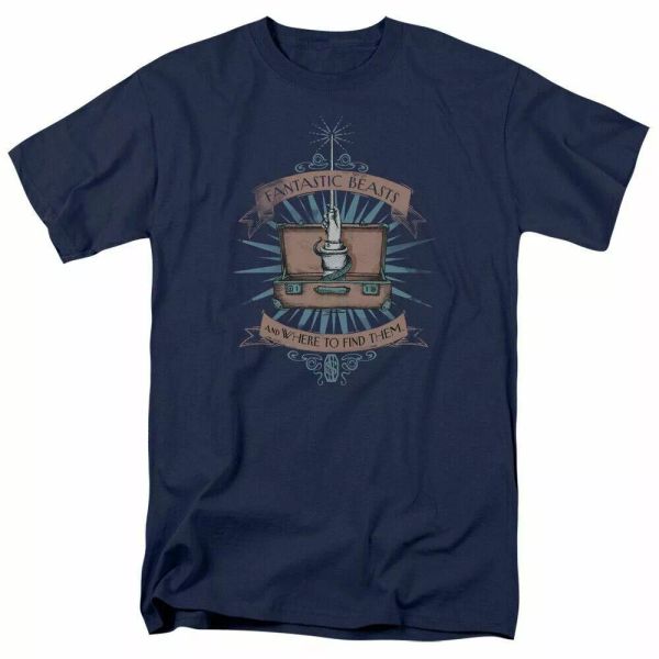 fantastic beasts briefcase t shirt mens licensed fantasy movie tee navy, White;black
fantastic beasts briefcase t shirt mens licensed fantasy movie tee navy, White;black