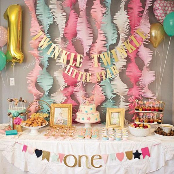other arts and crafts 250*15cm spiral crepe paper wreath craft diy party bunting baby shower wedding decor 
other arts and crafts 250*15cm spiral crepe paper wreath craft diy party bunting baby shower wedding decor