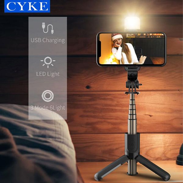 selfie monopods cyke l10s mini tripod bluetooths wireless stick led fill light stand stabilizer for phone 
selfie monopods cyke l10s mini tripod bluetooths wireless stick led fill light stand stabilizer for phone