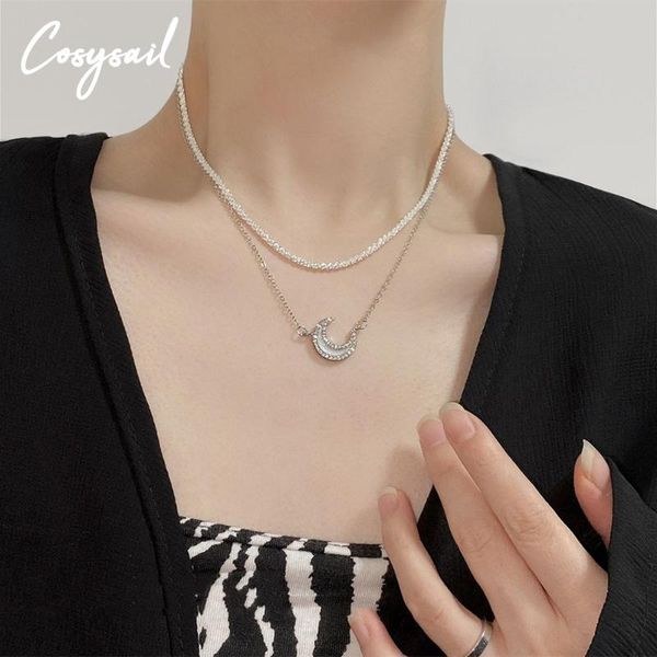 chains cosysail 2pcs/set minimalist shiny starry clavicle chain necklace for women rhinestone moon pendant party jewelry gift, Silver
chains cosysail 2pcs/set minimalist shiny starry clavicle chain necklace for women rhinestone moon pendant party jewelry gift, Silver