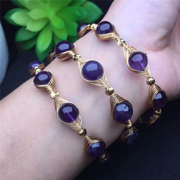 beaded, strands natural crystal stone chakra bracelet amethysts quartz beads braided jewelry, Black
beaded, strands natural crystal stone chakra bracelet amethysts quartz beads braided jewelry, Black