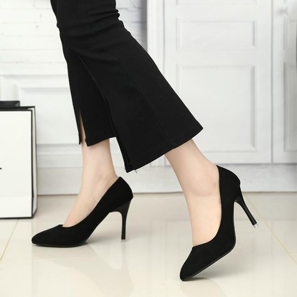 dress shoes fashion women's single pointed high heels stiletto shallow mouth professional work party wedding y21-16, Black
dress shoes fashion women's single pointed high heels stiletto shallow mouth professional work party wedding y21-16, Black