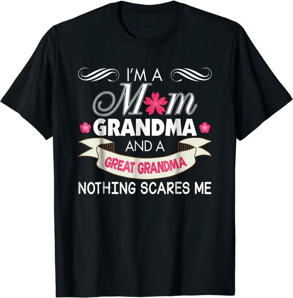 i'm a mom grandma great nothing scares me mothers day t-shirt size m-5xl, White;black
i'm a mom grandma great nothing scares me mothers day t-shirt size m-5xl, White;black