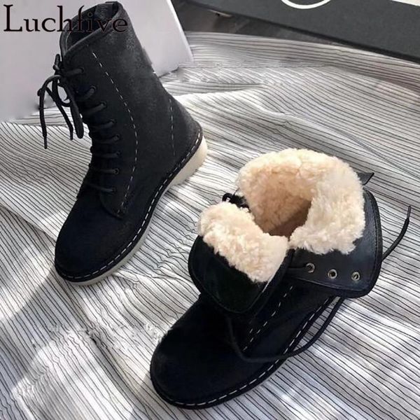 boots lace up wool winter suede flat shoes women round toe ladies warm black apricot women's
boots lace up wool winter suede flat shoes women round toe ladies warm black apricot women's