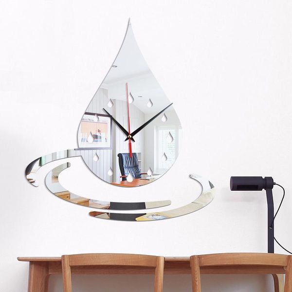 wall clocks 3d acrylic mirror sticker clock drops creative watch home decor living room bedroom 
wall clocks 3d acrylic mirror sticker clock drops creative watch home decor living room bedroom