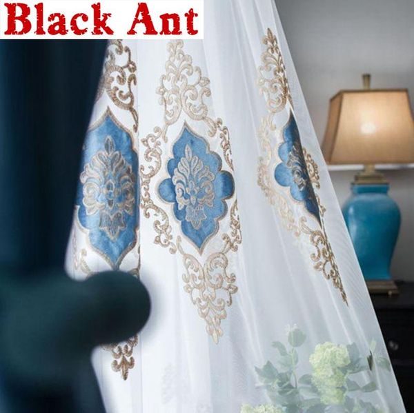 curtain & drapes american style velvet embroidered tulle curtains nordic luxury vintage blue italian flannel window cortinas x817f
curtain & drapes american style velvet embroidered tulle curtains nordic luxury vintage blue italian flannel window cortinas x817f