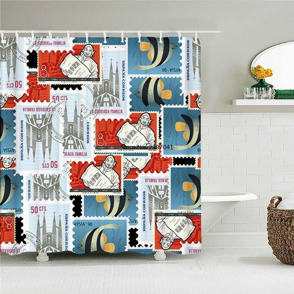 shower curtains vintage style retro stamp spaper bath curtain waterproof fabric bathtub screen for bathroom home decor
shower curtains vintage style retro stamp spaper bath curtain waterproof fabric bathtub screen for bathroom home decor