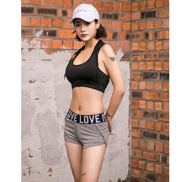 yoga outfits summer letter shorts ladies slim skinny stitching gym loose side split elastic deporte mujer, White;red
yoga outfits summer letter shorts ladies slim skinny stitching gym loose side split elastic deporte mujer, White;red