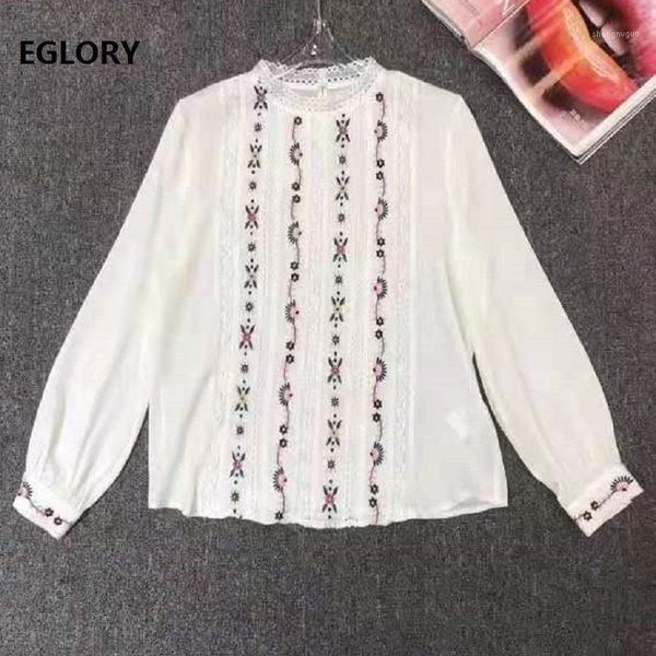 100%silk blouses 2021 spring summer style women lurex embroidery floral patterns long sleeve elegant white shirt lady women's & shirts
100%silk blouses 2021 spring summer style women lurex embroidery floral patterns long sleeve elegant white shirt lady women's & shirts