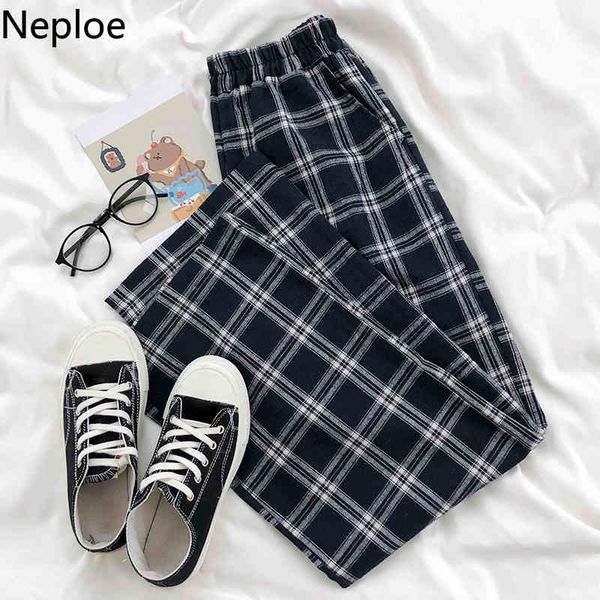 plaid pants womehn japanese style stretch high waist long trousers spring loose casual wide leg femme 1d118 210430, Black;white
plaid pants womehn japanese style stretch high waist long trousers spring loose casual wide leg femme 1d118 210430, Black;white