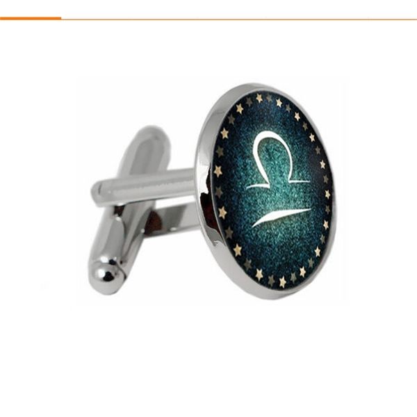 fashion accessory new trend zodiac time cufflinks libra ck214, Silver