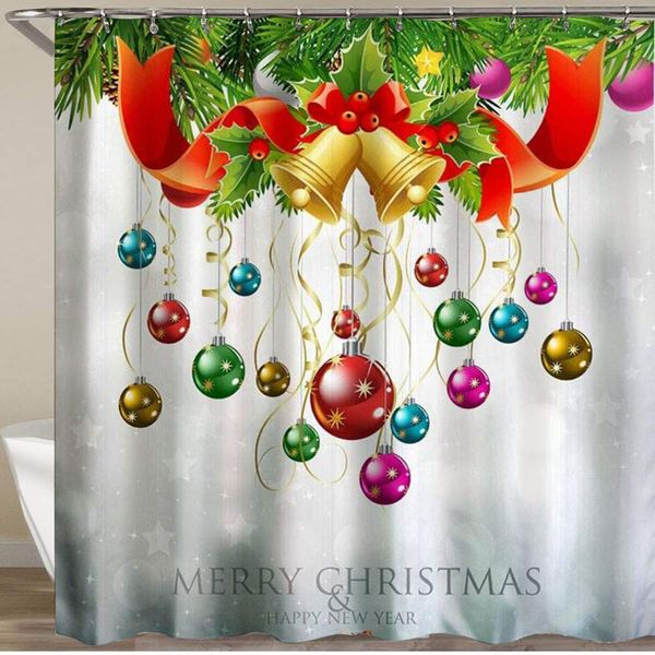 shower curtain,christmas multicolor xmas colorful balls bells in pine tree twig,polyester fabric waterproof bath curtains hooks
shower curtain,christmas multicolor xmas colorful balls bells in pine tree twig,polyester fabric waterproof bath curtains hooks