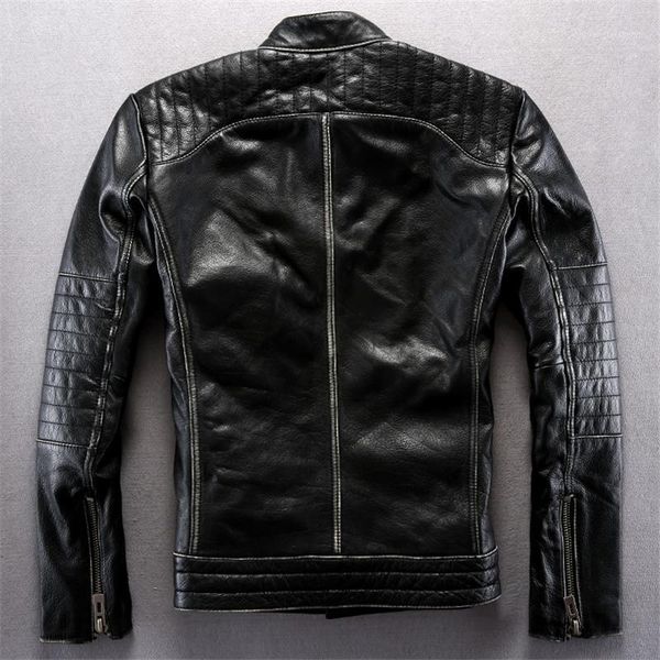 men's leather & faux 2021 pilot genune jacket soft cowskin classic jackets spring autumn vintage russia coats, Black
men's leather & faux 2021 pilot genune jacket soft cowskin classic jackets spring autumn vintage russia coats, Black
