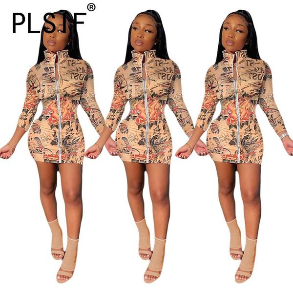 fashion vintage print women sheath mini dress full sleeve party summer beach vestidos casual dresses, Black;gray
fashion vintage print women sheath mini dress full sleeve party summer beach vestidos casual dresses, Black;gray