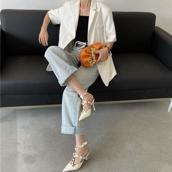 dress shoes autumn luxury spikers thin heels pumps women fashion metal rivets gladiator pointed toe shallow party wedding ladies, Black
dress shoes autumn luxury spikers thin heels pumps women fashion metal rivets gladiator pointed toe shallow party wedding ladies, Black