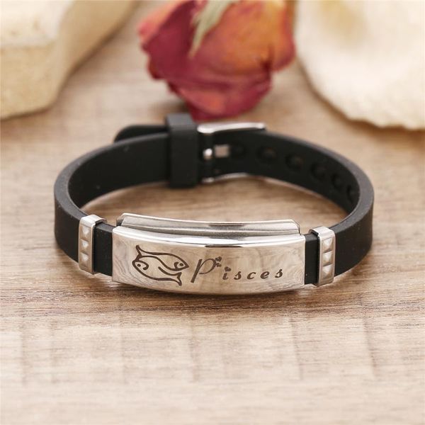 charm bracelets 12 constellation stainless steel silicone bracelet 2021 fashion charm, zodiac retro titanium cuff for women, Golden;silver
charm bracelets 12 constellation stainless steel silicone bracelet 2021 fashion charm, zodiac retro titanium cuff for women, Golden;silver