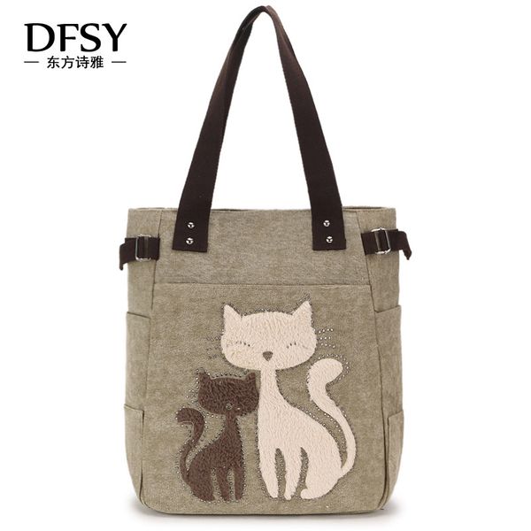 foreign simple korean cat canvas bag cute cloth ladies fashion trade shoulder handbag version suioi
foreign simple korean cat canvas bag cute cloth ladies fashion trade shoulder handbag version suioi