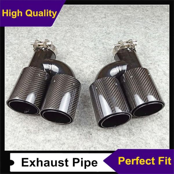 motorcycle exhaust system pair h style car double tail pipes for b m w glossy black stainless steel tips muffler
motorcycle exhaust system pair h style car double tail pipes for b m w glossy black stainless steel tips muffler