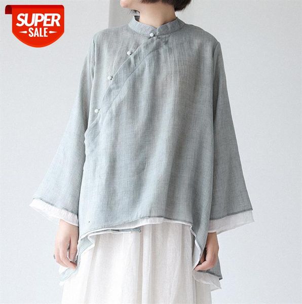 606-0123 retro solid color stand-up collar diagonal placket chinese disc button long-sleeved shirt zen tea service #zw6l, Black;gray
606-0123 retro solid color stand-up collar diagonal placket chinese disc button long-sleeved shirt zen tea service #zw6l, Black;gray