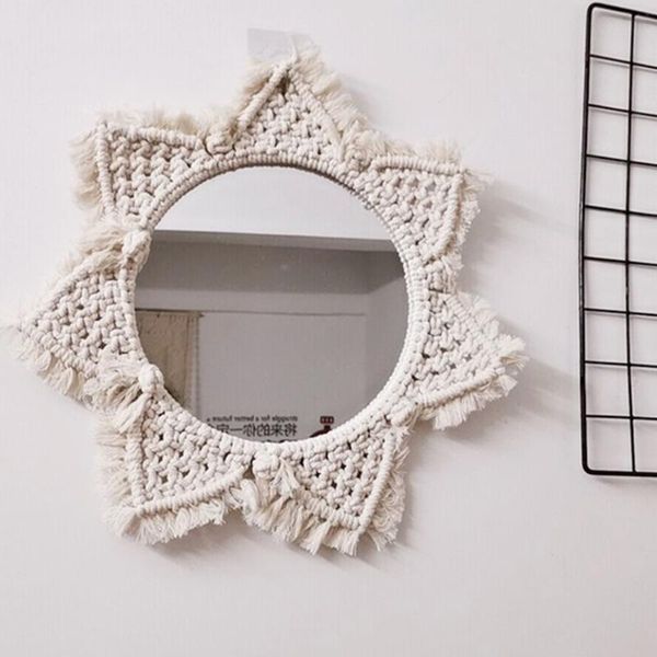 macrame mirror handmade tapestry makeup charm lighted compact home bedroom decorative wall hanging mirrors decor
macrame mirror handmade tapestry makeup charm lighted compact home bedroom decorative wall hanging mirrors decor
