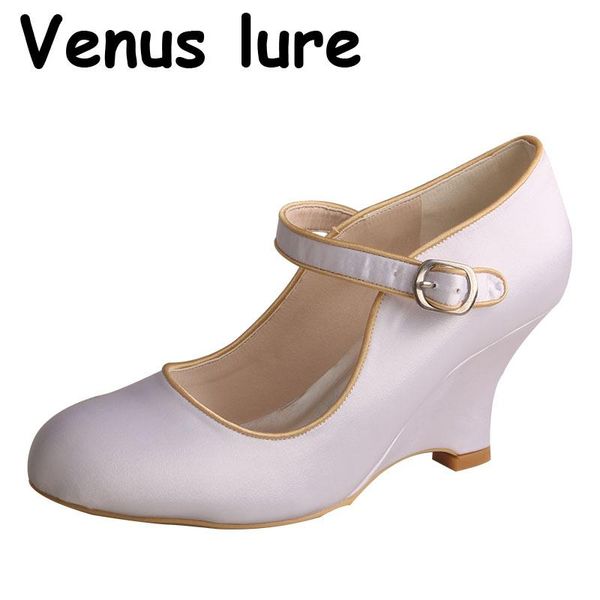 dress shoes 23 colors women's wedges shoe round toe white color mary janes prom size 5, Black
dress shoes 23 colors women's wedges shoe round toe white color mary janes prom size 5, Black