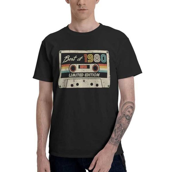 men's t-shirts in of 1980 vintage t-shirt men graphic t shirts short sleeve 41st birthday 41years old tshirt 100% cotton tee, White;black
men's t-shirts in of 1980 vintage t-shirt men graphic t shirts short sleeve 41st birthday 41years old tshirt 100% cotton tee, White;black
