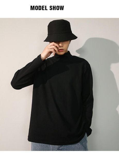 elastic mens t-shirt high-neck long sleeve men t shirt for male lycra and cotton t-shirts man clothing tshirt tees black men's, White;black
elastic mens t-shirt high-neck long sleeve men t shirt for male lycra and cotton t-shirts man clothing tshirt tees black men's, White;black