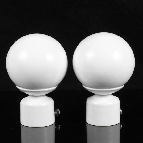 2pc home accessory window curtain rod end caps metal ball shape shower plugs telescoping double pole retainer bath set
2pc home accessory window curtain rod end caps metal ball shape shower plugs telescoping double pole retainer bath set