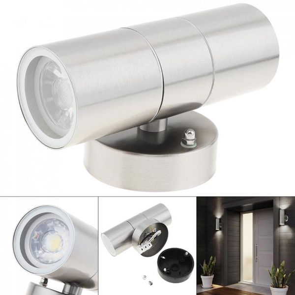 wall lamp lights 6w modern led stainless steel double up and down outdoor gu10 ip65 waterproof garden lamps
wall lamp lights 6w modern led stainless steel double up and down outdoor gu10 ip65 waterproof garden lamps