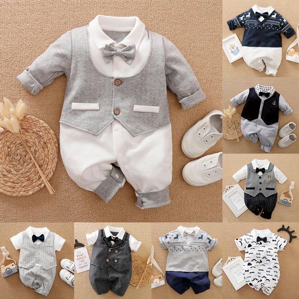 jumpsuits handsome baby boy romper kids clothes summer spring 0-24m age infant gentleman toddler born outfits girls, Blue
jumpsuits handsome baby boy romper kids clothes summer spring 0-24m age infant gentleman toddler born outfits girls, Blue