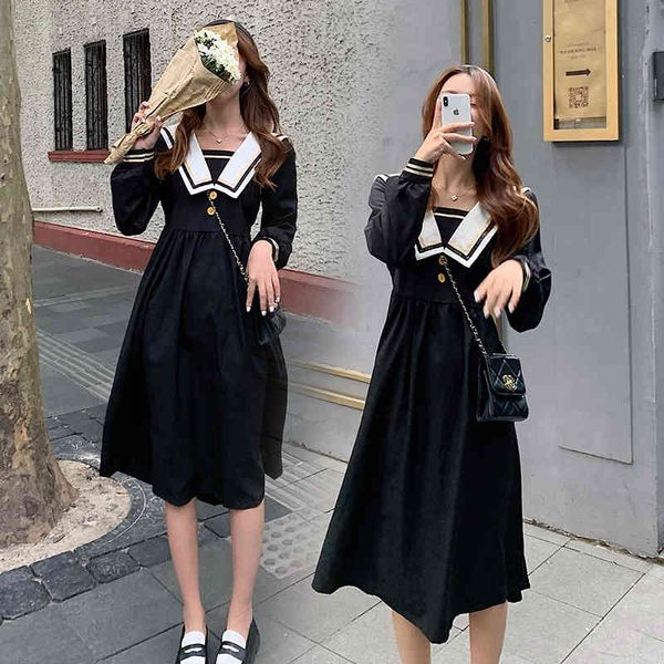 dresses 108# spring korean fashion maternity dress elegant a line slim loose clothes for pregnant women long sleeve pregnancy, Black;gray
dresses 108# spring korean fashion maternity dress elegant a line slim loose clothes for pregnant women long sleeve pregnancy, Black;gray